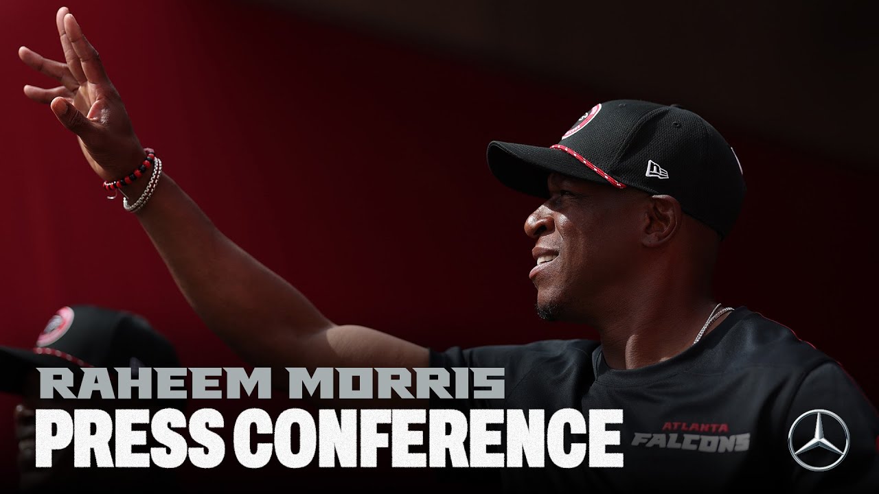 Raheem Morris on road win over Buccaneers & setting sights on Cowboys matchup | Press Conference