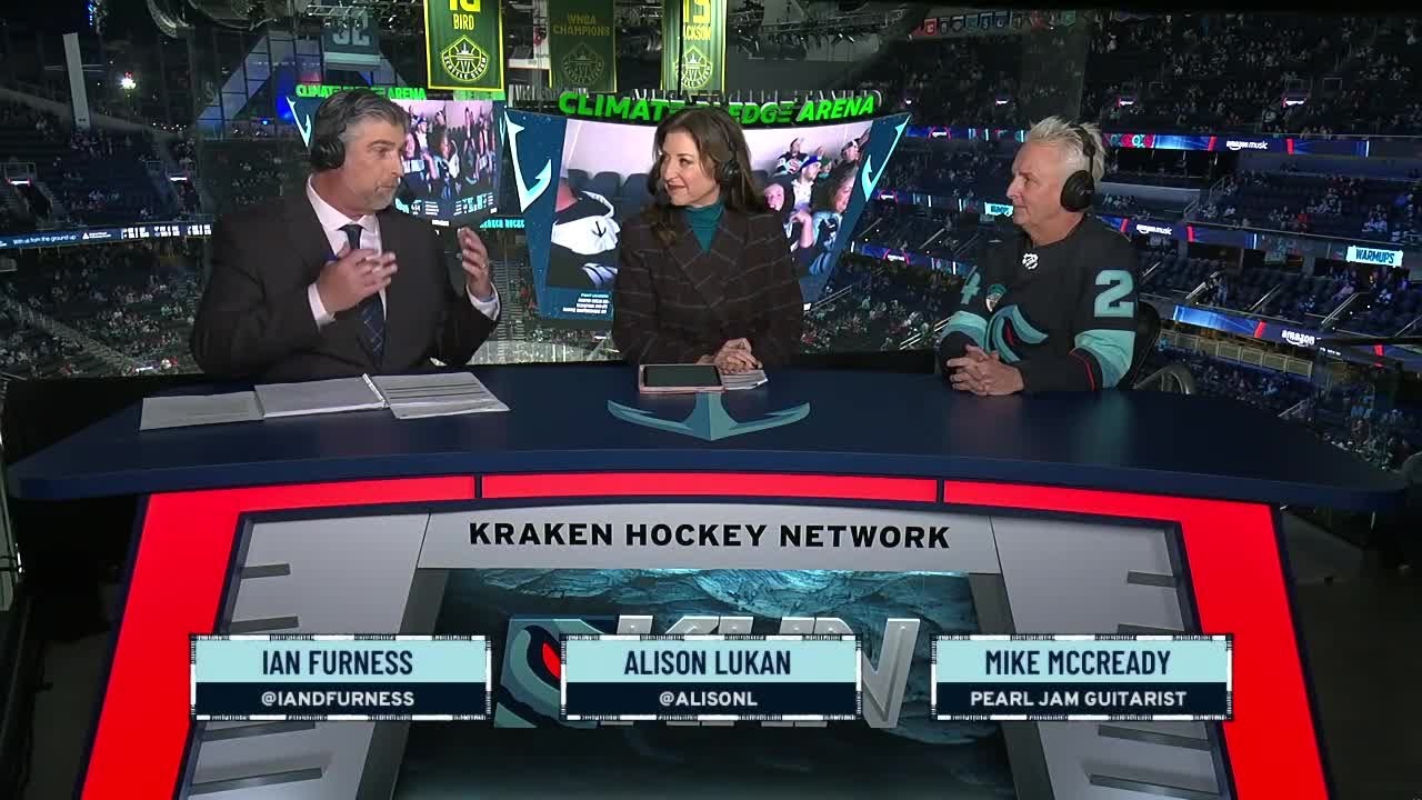 Pearl Jam's Mike McCready joins the pregame show