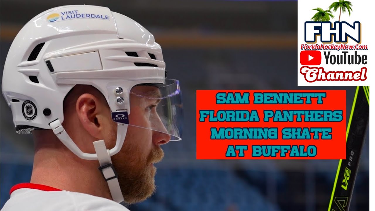 Sam Bennett: Florida Panthers Morning Skate at Buffalo Sabres