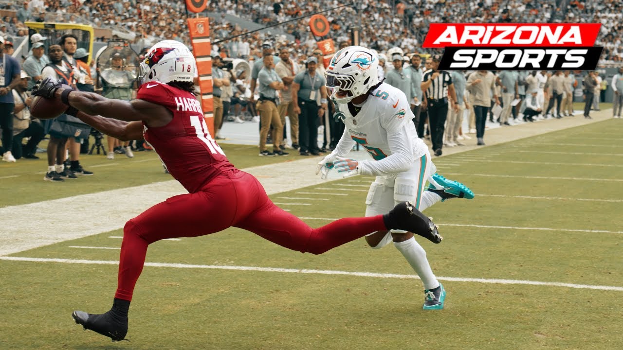 Marvin Harrison Jr. balled out for the Arizona Cardinals against the Miami Dolphins