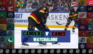 NHL - Carolina Hurricanes at Vancouver Canucks | Canucks WATCHALONG Game 8/82 | SHEESH BROS HOCKEY