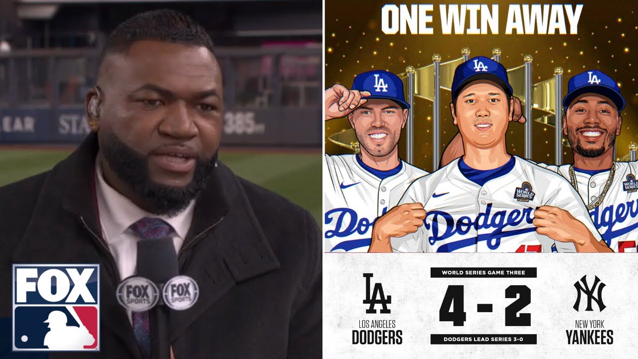 "This series is over"- David Ortiz GOES CRAZY Dodgers beat Yankees 4-2 to take 3-0 World Series lead