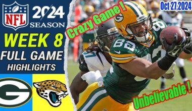 Green Bay Packers Vs Jacksonville Jaguars [ WEEK 8 ] Full Game  Oct 27,2024 NFL Today NFL HIGHLIGHTS