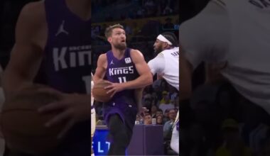 Domantas Sabonis Highlight Dunk on Anthony Davis !!! #Subscribe #sacramentokings #nba #kings
