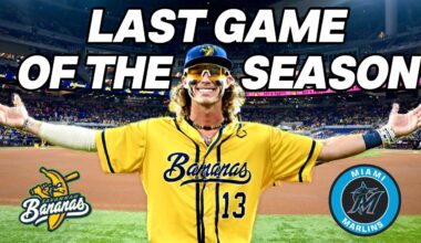 My Last Game As A Savannah Banana in 2024 In The Miami Marlins Stadium!