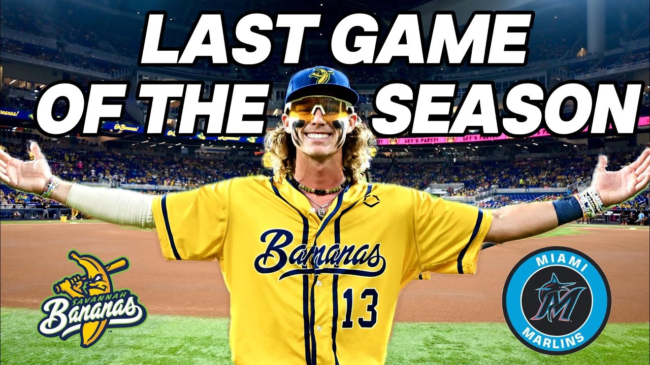 My Last Game As A Savannah Banana in 2024 In The Miami Marlins Stadium!