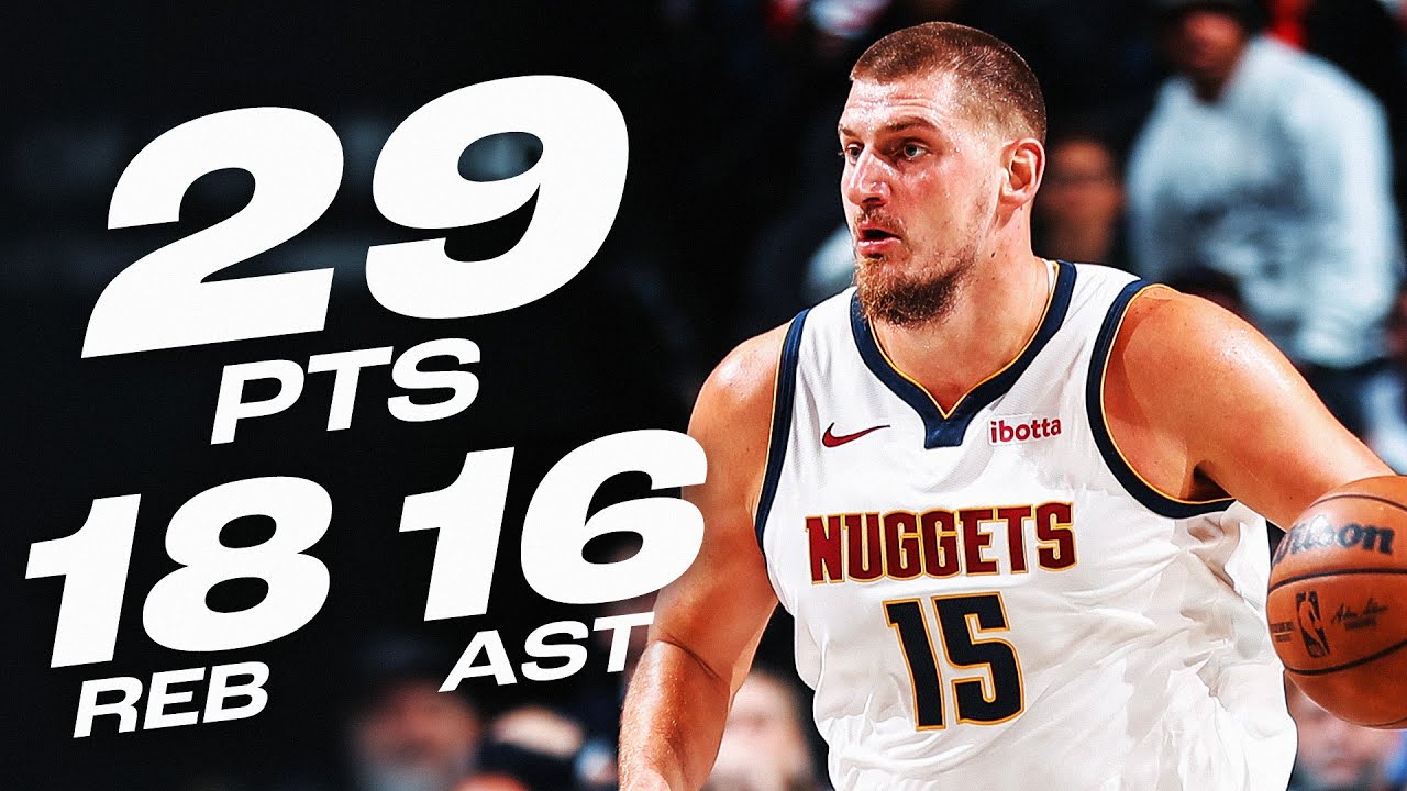 Nikola Jokić Posts MONSTER 29-PT TRIPLE-DOUBLE In Brooklyn | October 29, 2024