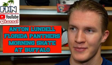 Anton Lundell: Florida Panthers Morning Skate at Buffalo Sabres