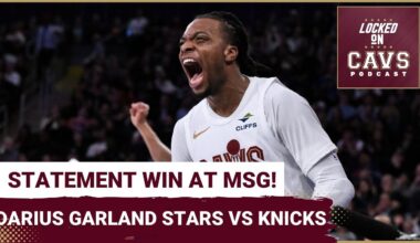 DARIUS GARLAND lights up MSG with HUGE 4th quarter against New York Knicks | Cleveland Cavaliers Pod