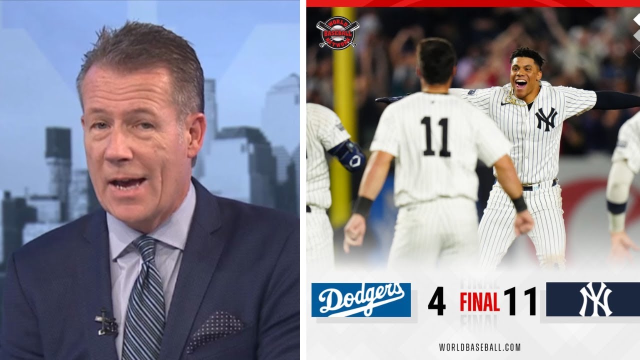 "New York Yankees IN 7" - Jack Curry  GOES CRAZY Yankees destroy Dodgers 11-4 in Game 4 World Series