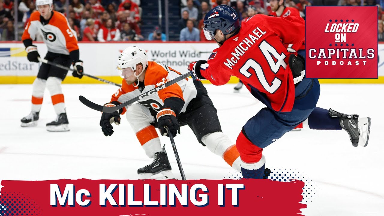 Capitals Dominate Flyers AGAIN: McMichael & Dowd Shine, Roy's Recovery Update, and Rookie Highlights