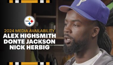 Alex Highsmith, Donte Jackson, Nick Herbig Media Availability (Oct. 30) | Pittsburgh Steelers