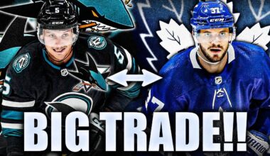 MAPLE LEAFS MAKE A HUGE TRADE W/ THE SAN JOSE SHARKS: GOODBYE TIMOTHY LILJEGREN, HELLO MATT BENNING