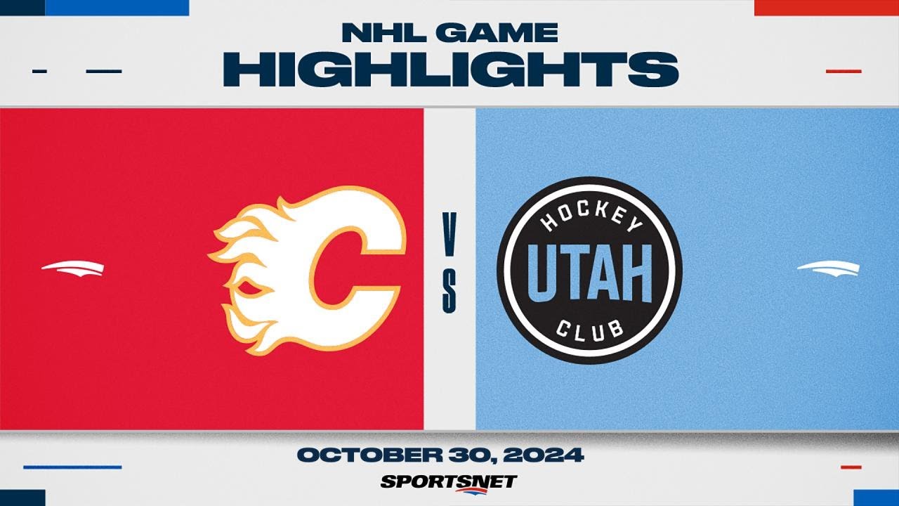 NHL Highlights | Flames vs. Utah HC - November 30, 2024