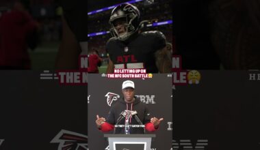 Raheem Morris on being on top of the NFC South: "Keep running" 🔥 #falcons #nfl