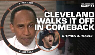 YANKEES BLEW IT 😩 Stephen A. tells Guardians to 'enjoy their moment' in NLCS | First Take