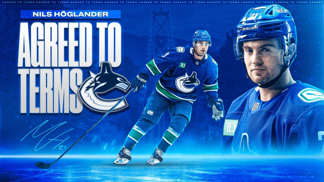 [Canucks] General Manager Patrik Allvin announces that the #Canucks  have agreed to terms with forward Nils Höglander on a three-year contract extension with a $3 million AAV.