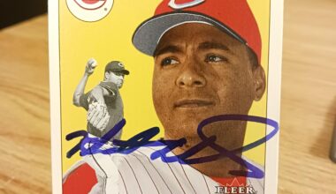 Posting a Reds autographed card every day until we win the World Series. Day 491: Hector Mercado