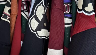 So many good memories but it hurts too. My collection that I built over the years… memories of games I’ve attended are attached to each of them.