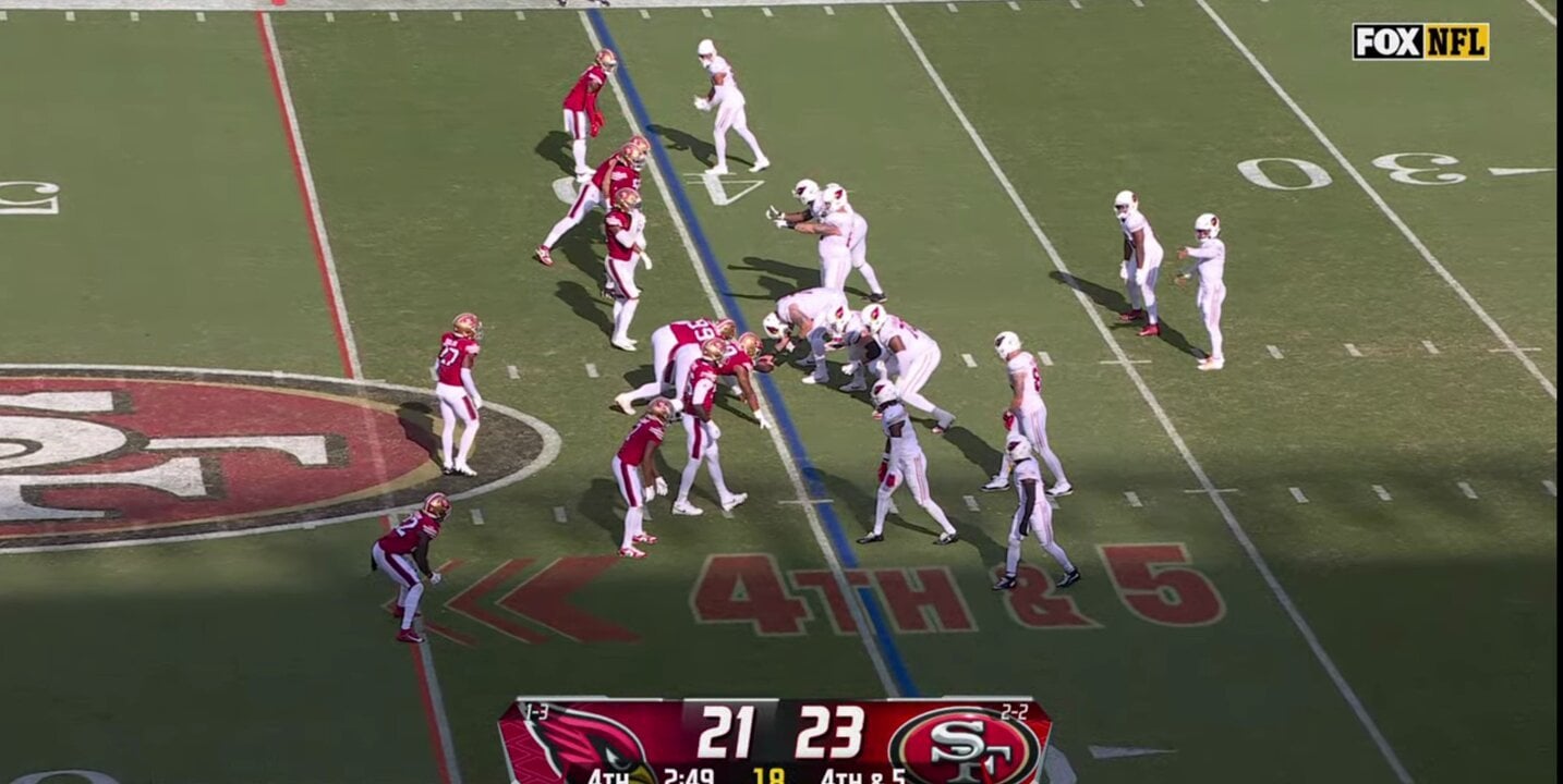 Kyle Odegard: Looks like Kyler audibled before this play.