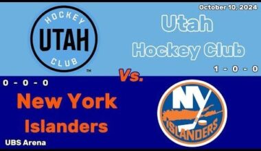 Utah Hockey Club vs New York Islanders | October 10, 2024 | All Goals