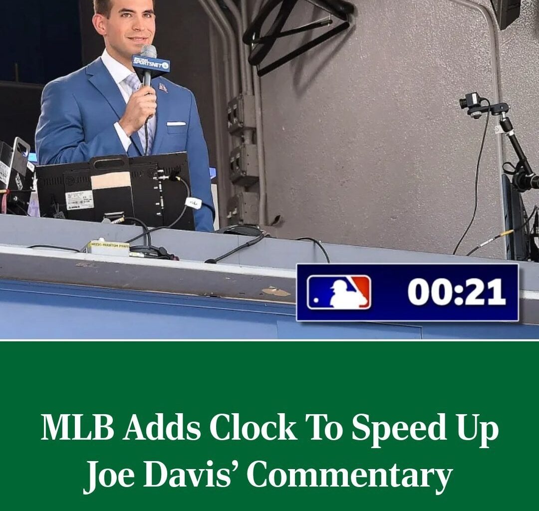 [The Onion] MLB Adds Clock To Speed Up Joe Davis’ Commentary