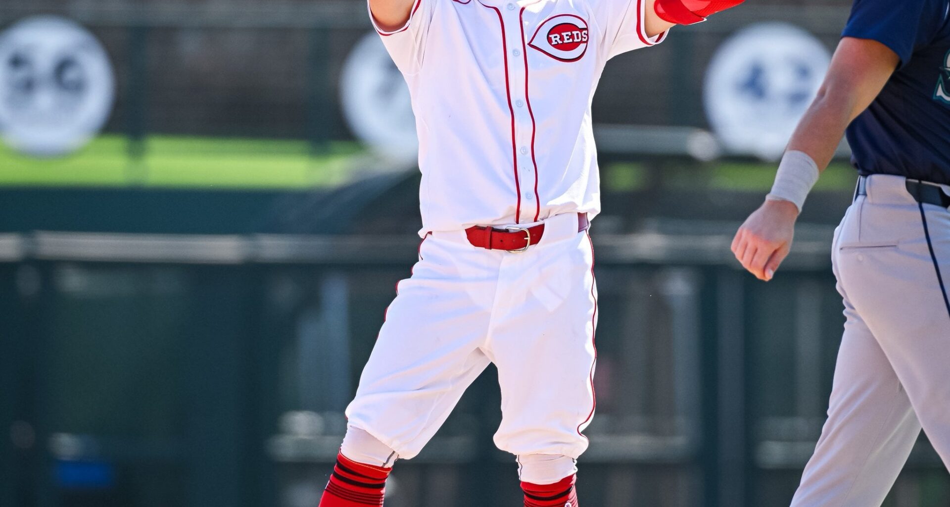 [Reds] Matt McLain ripped a homer and a double in his first game in the Arizona Fall League
