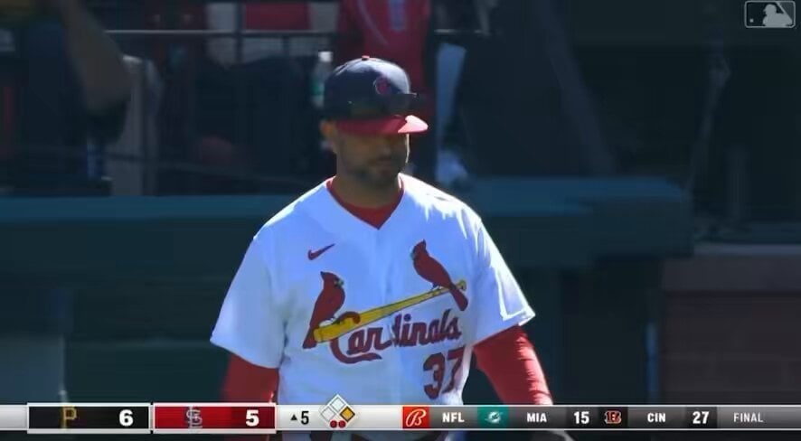 On this day (10/02/22): 

Albert Pujols, Yadier Molina and Adam Wainwright exit a regular season game in St. Louis together one final time