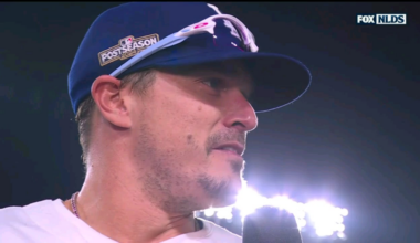 Go Dodgers? Help with the curse? Enrique Hernandez is on board with a F Bomb