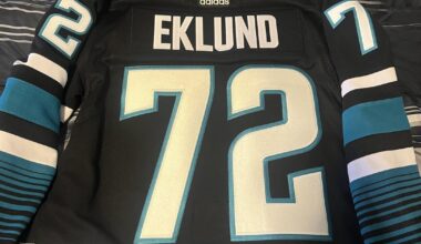 Got it just in time. LETS GO SHARKS