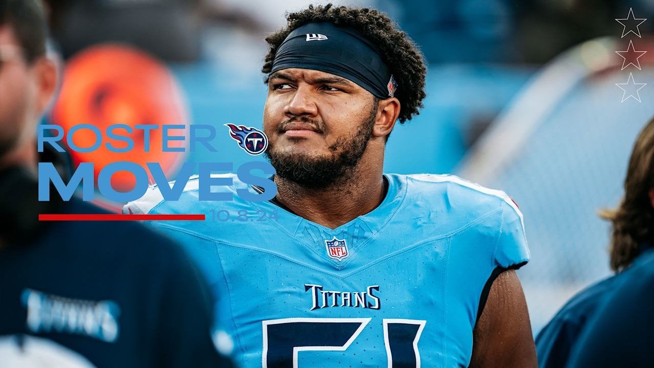 The Titans have waived offensive lineman John Ojukwu