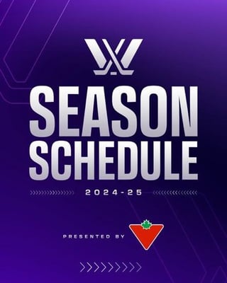 [PWHL] The countdown to Season Two is ON❗ Our full 2024-25 schedule presented by