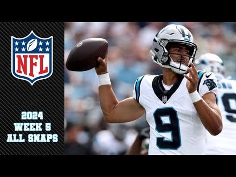 Every Bryce Young snap against the Bears (10/6)
