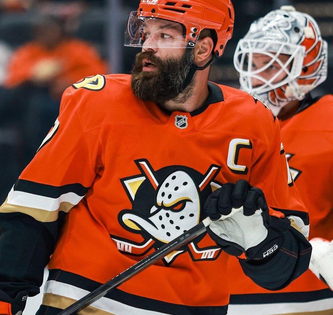 Some 2024 NHL jerseys with ad patches and helmet ads removed