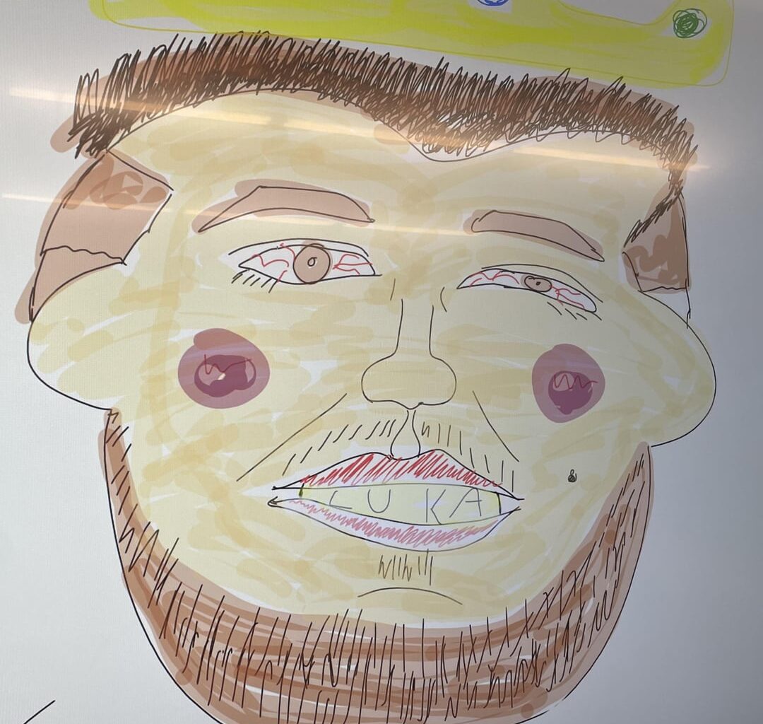 My Fanart of the king, #77. Go Mavs!