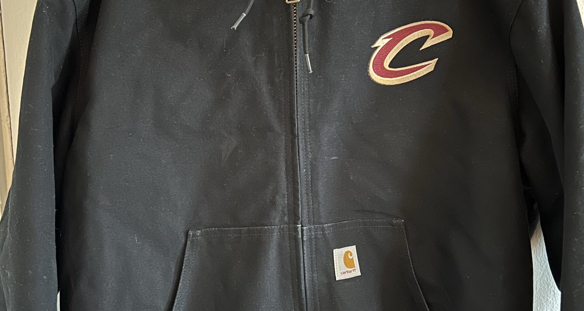 I made the Cavs Carhartt collab jacket