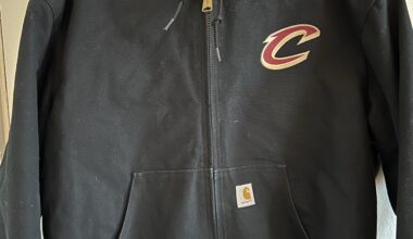 I made the Cavs Carhartt collab jacket