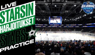 Suora lähetys: Stars harjoittelee Tampereella | LIVE From the Bench: Stars practice @dallasstars