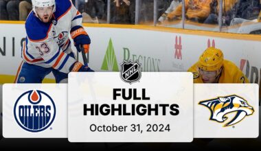 NHL Highlights | Oilers vs. Predators - October 31, 2024