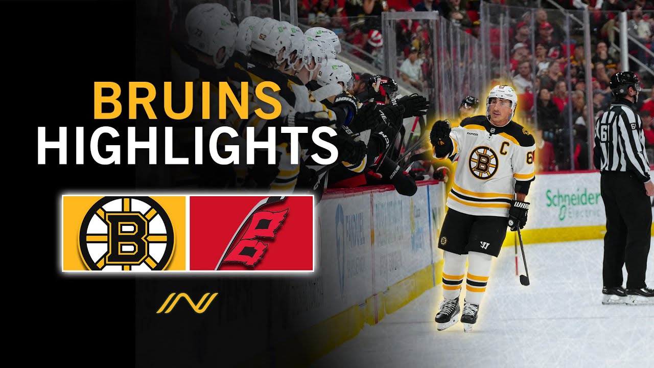 Bruins Highlights: Boston Has Haunting Matchup In Carolina