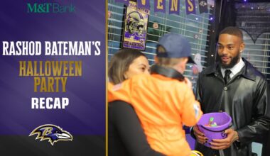Inside Rashod Bateman's Special Halloween Party | Baltimore Ravens