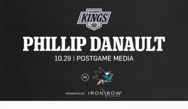 Forward Phillip Danault | 10.29 LA Kings lose to San Jose Sharks