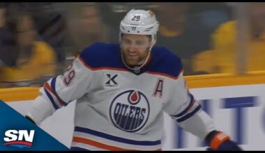Oilers' Leon Draisaitl Goes Top Shelf For A Breakaway Beauty