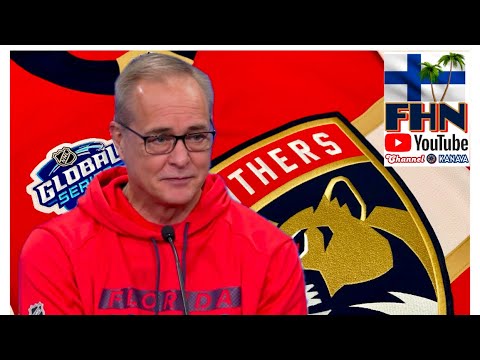 Paul Maurice: Florida Panthers Pregame Suomessa - Pregame in Finland vs. Dallas Stars