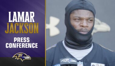Lamar Jackson on His Status for Sunday | Baltimore Ravens
