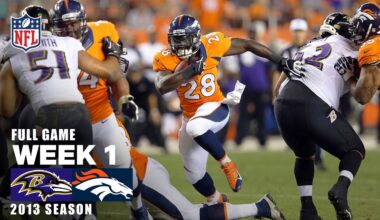 Peyton's SEVEN touchdown revenge game! Ravens vs Broncos 2013 NFL season Week 1 FULL GAME