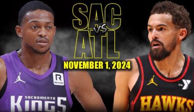 Sacramento Kings vs Atlanta Hawks Full Game Highlights - November 1, 2024 | 2024-25 NBA Season