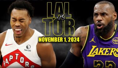 Los Angeles Lakers vs Toronto Raptors Full Game Highlights - November 1, 2024 | 2024-25 NBA Season