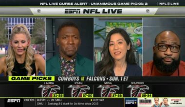 NFL LIVE | "Cowboys' troubles too deep for Dak Prescott"- 100%% ESPN crew picks Falcons ruins Dallas
