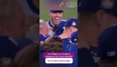 ⚾💙¡Los Dodgers se consagran campeones de la Serie Mundial! 🏆🔥